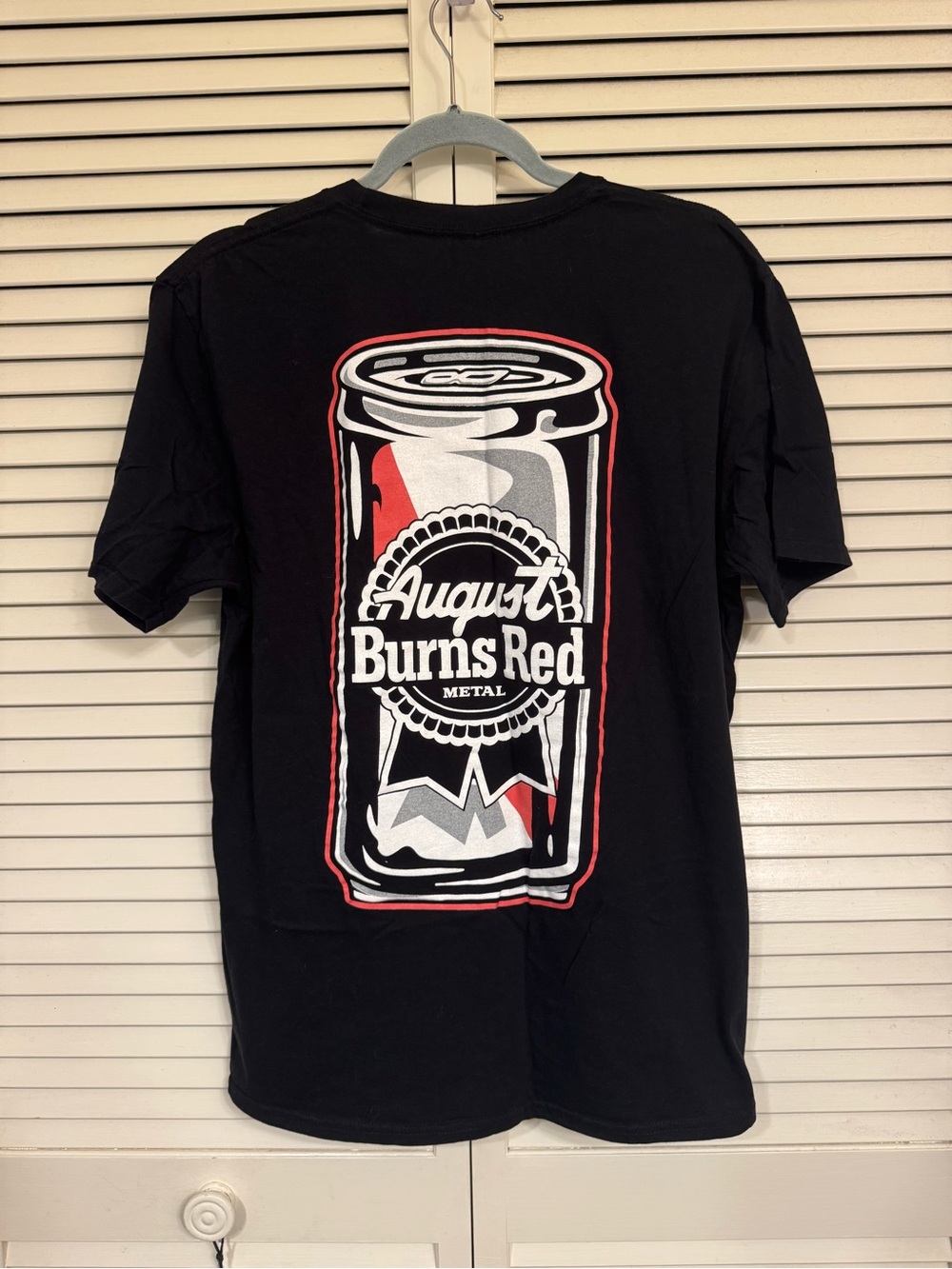 Anvil Black Short-Sleeve Tee August Burns Red Unisex Large